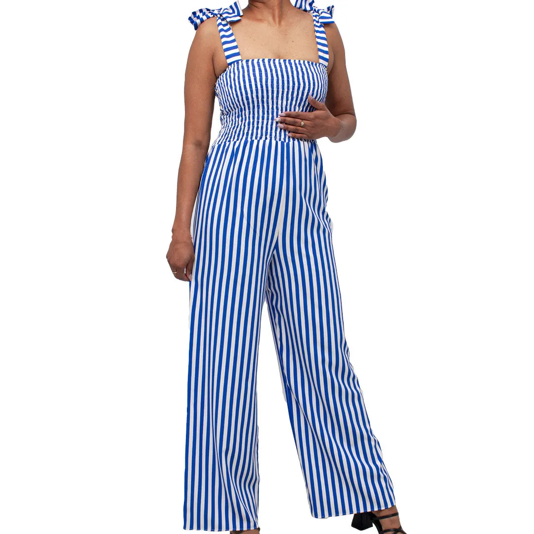 Striped Print Jumpsuit sold by Fashion World