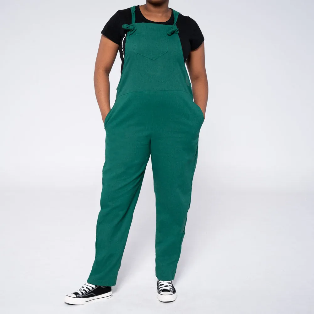 Emerald Linen Jumpsuit sold by Fashion World product image thumbnail 3