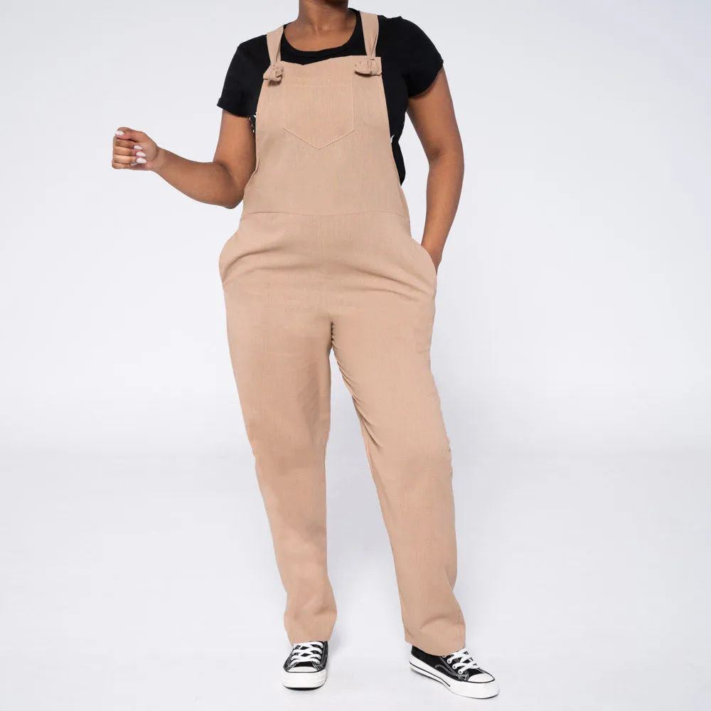 Stone Linen Jumpsuit sold by Fashion World product image thumbnail 3