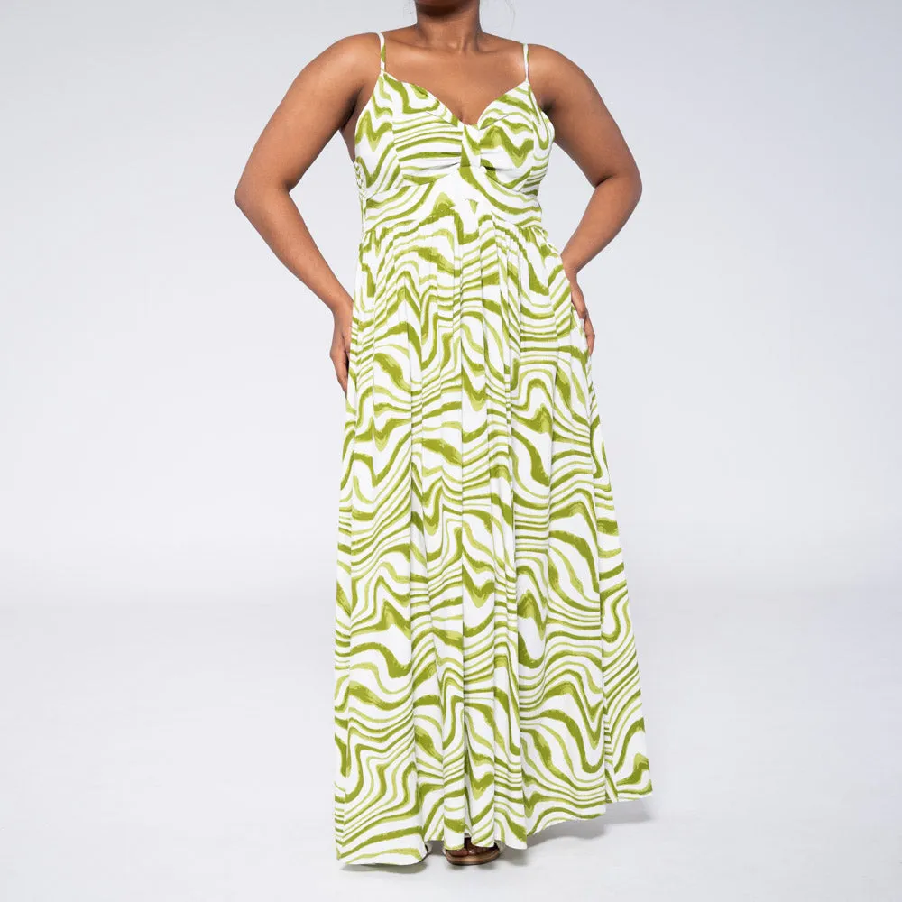 Chartreuse Ladies Viscose Dress sold by Fashion World product image thumbnail 2