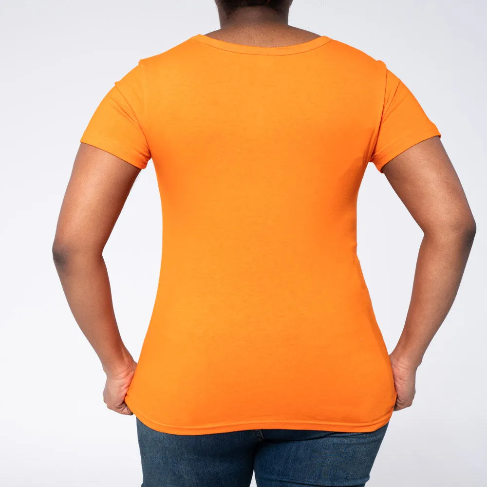 Orange Face Print Tee sold by Fashion World product image thumbnail 5