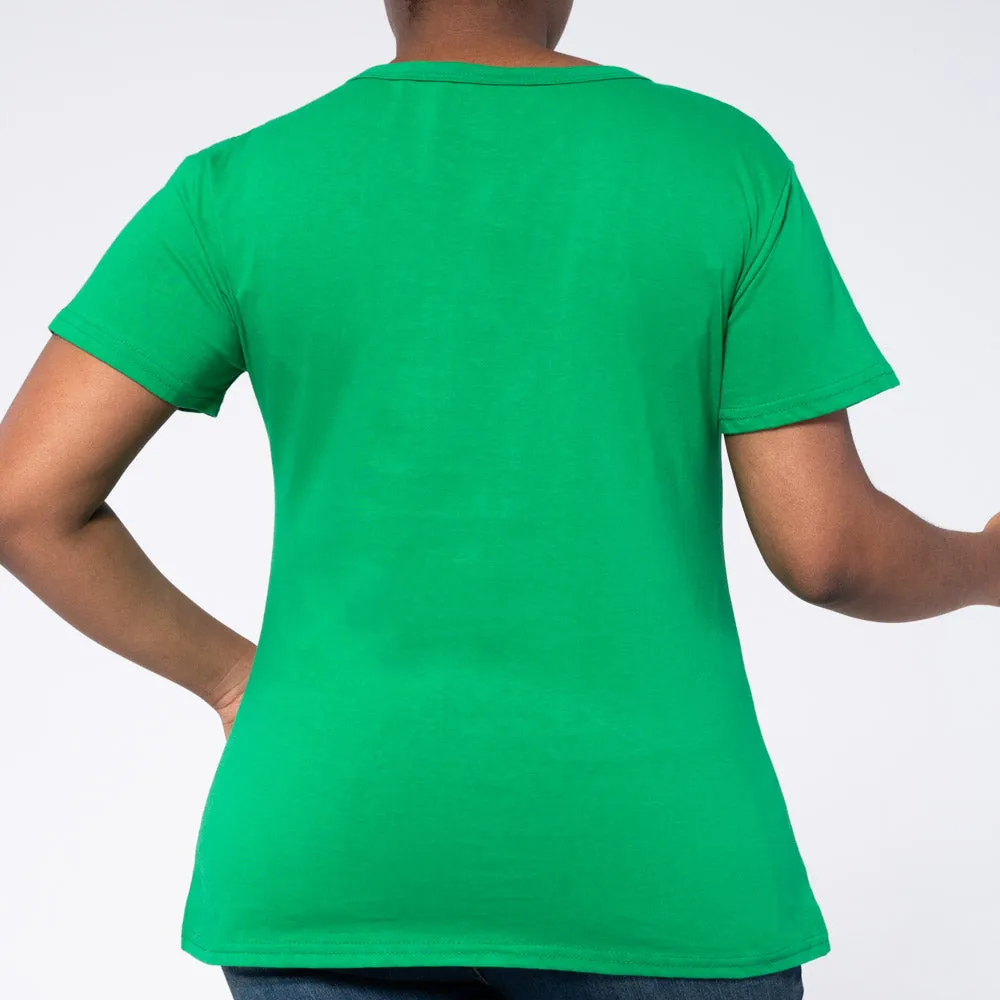 Green Face Print Tee sold by Fashion World product image thumbnail 5