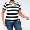 Black/White Striped Top sold by Fashion World