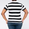 Black/White Striped Top sold by Fashion World