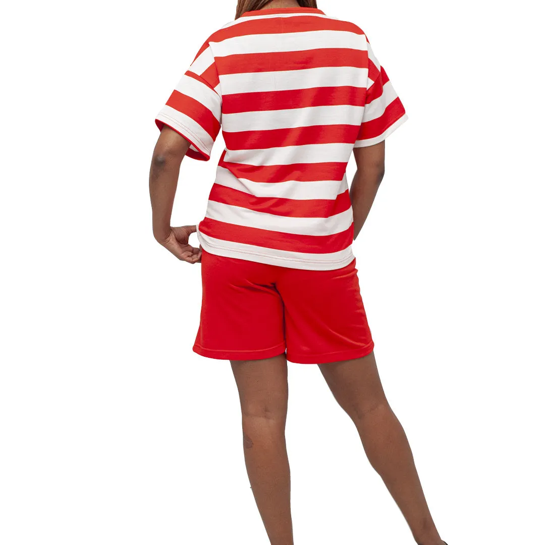 Terracotta Terry Top And Shorts Set sold by Fashion World product image thumbnail 3