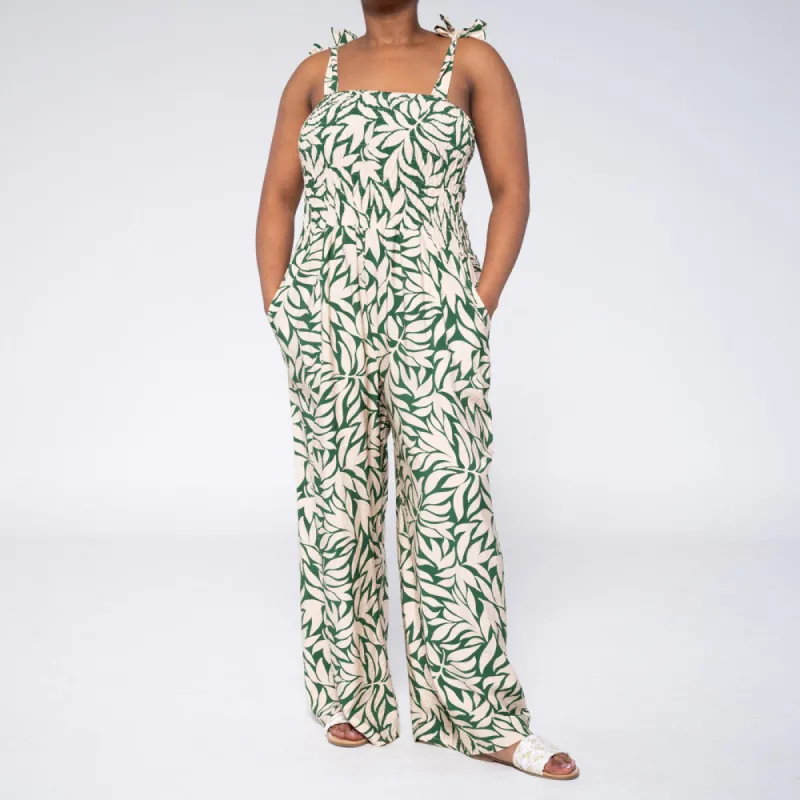 Emerald Smocking Edit Jumpsuit sold by Fashion World