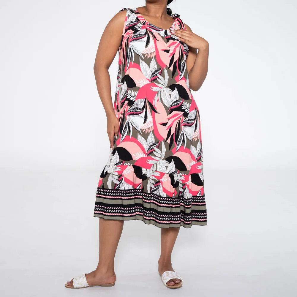 Border Print Viscose Tunic sold by Fashion World product image thumbnail 5