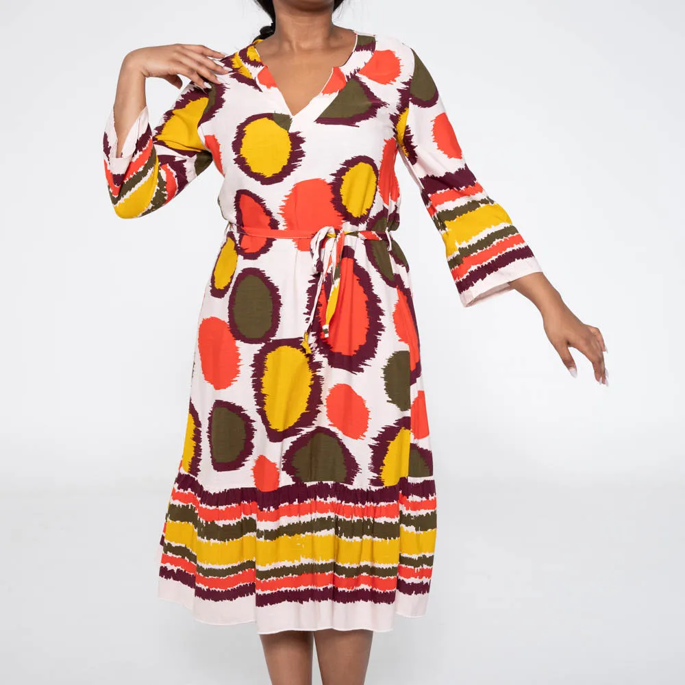 Plus Size Printed Tiered Tunic sold by Fashion World