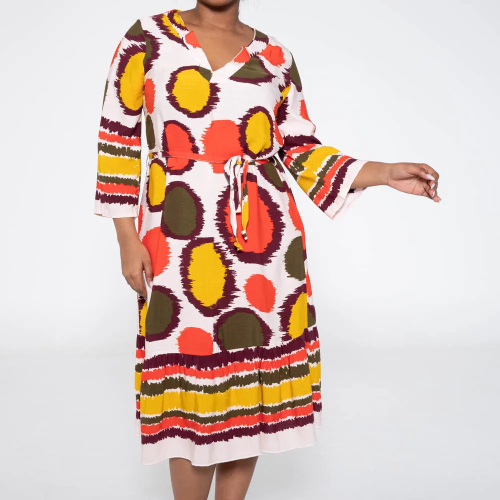 Plus Size Printed Tiered Tunic sold by Fashion World product image thumbnail 5