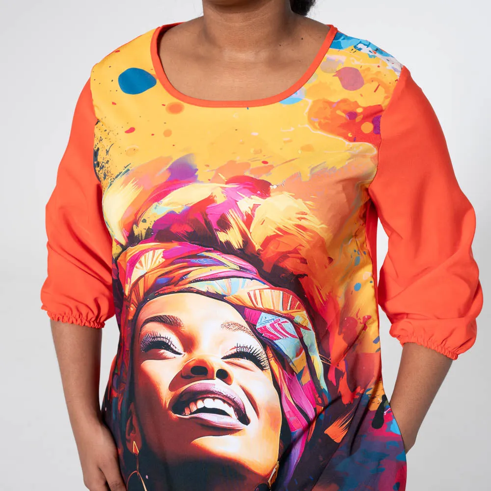 Face Print Tunic sold by Fashion World product image thumbnail 5