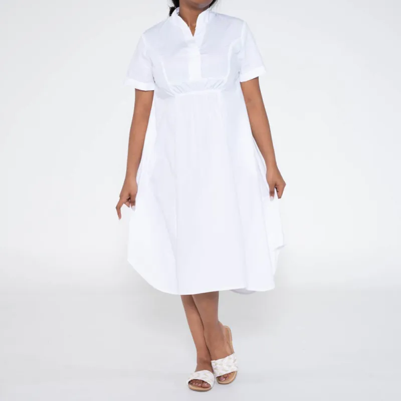 White Poplin Tunic sold by Fashion World