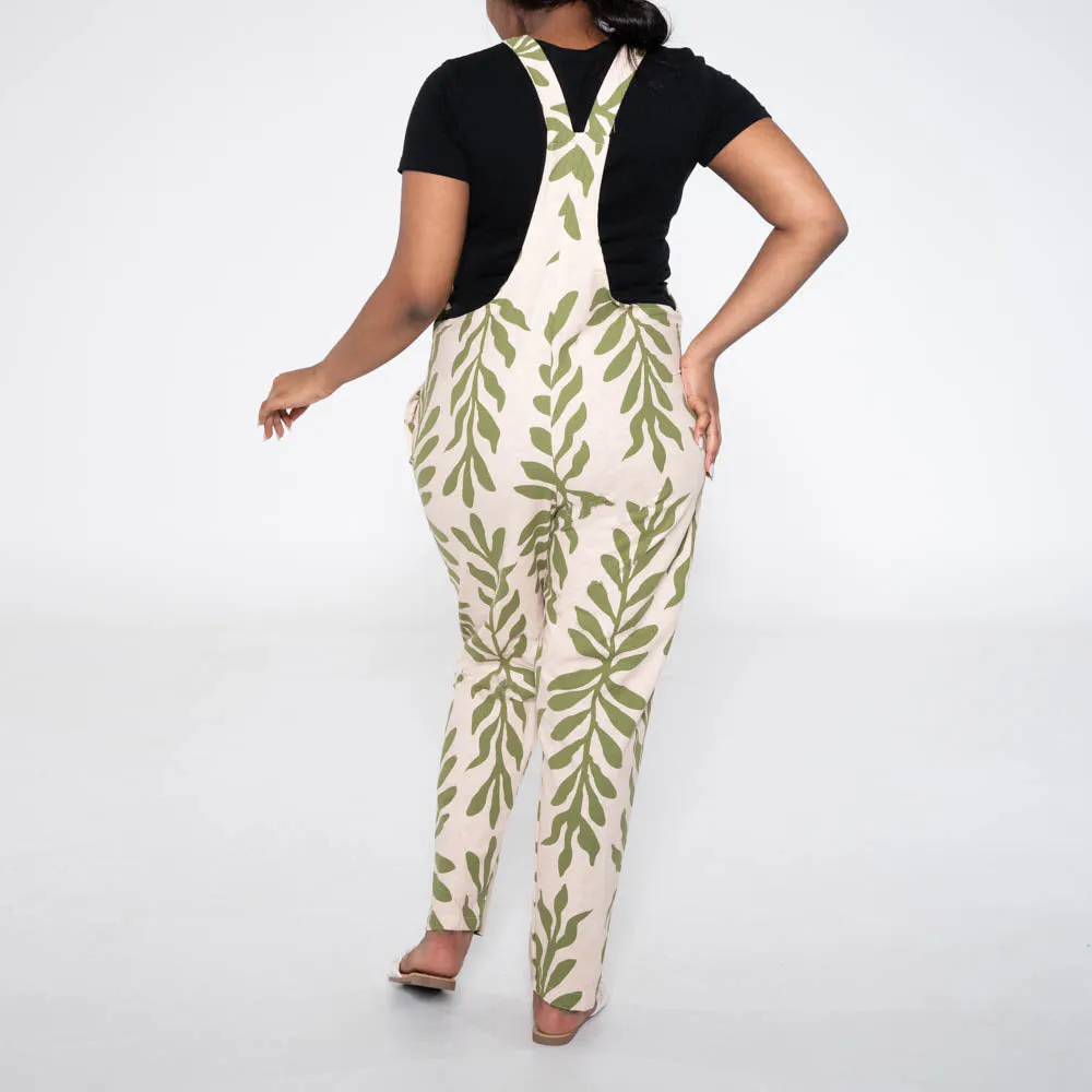 Olive Linen Jumpsuit sold by Fashion World product image thumbnail 5