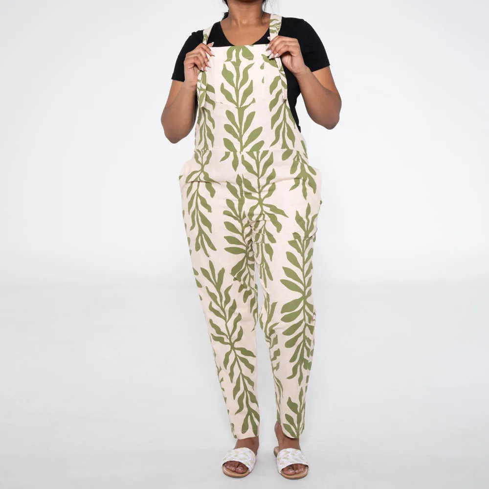 Olive Linen Jumpsuit sold by Fashion World product image thumbnail 2