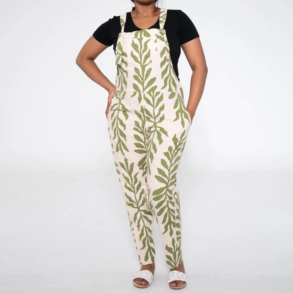 Olive Linen Jumpsuit sold by Fashion World product image thumbnail 3