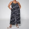 Strappy Black/White Jumpsuit sold by Fashion World