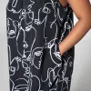Strappy Black/White Jumpsuit sold by Fashion World