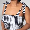 Navy/White Striped Jumpsuit sold by Fashion World