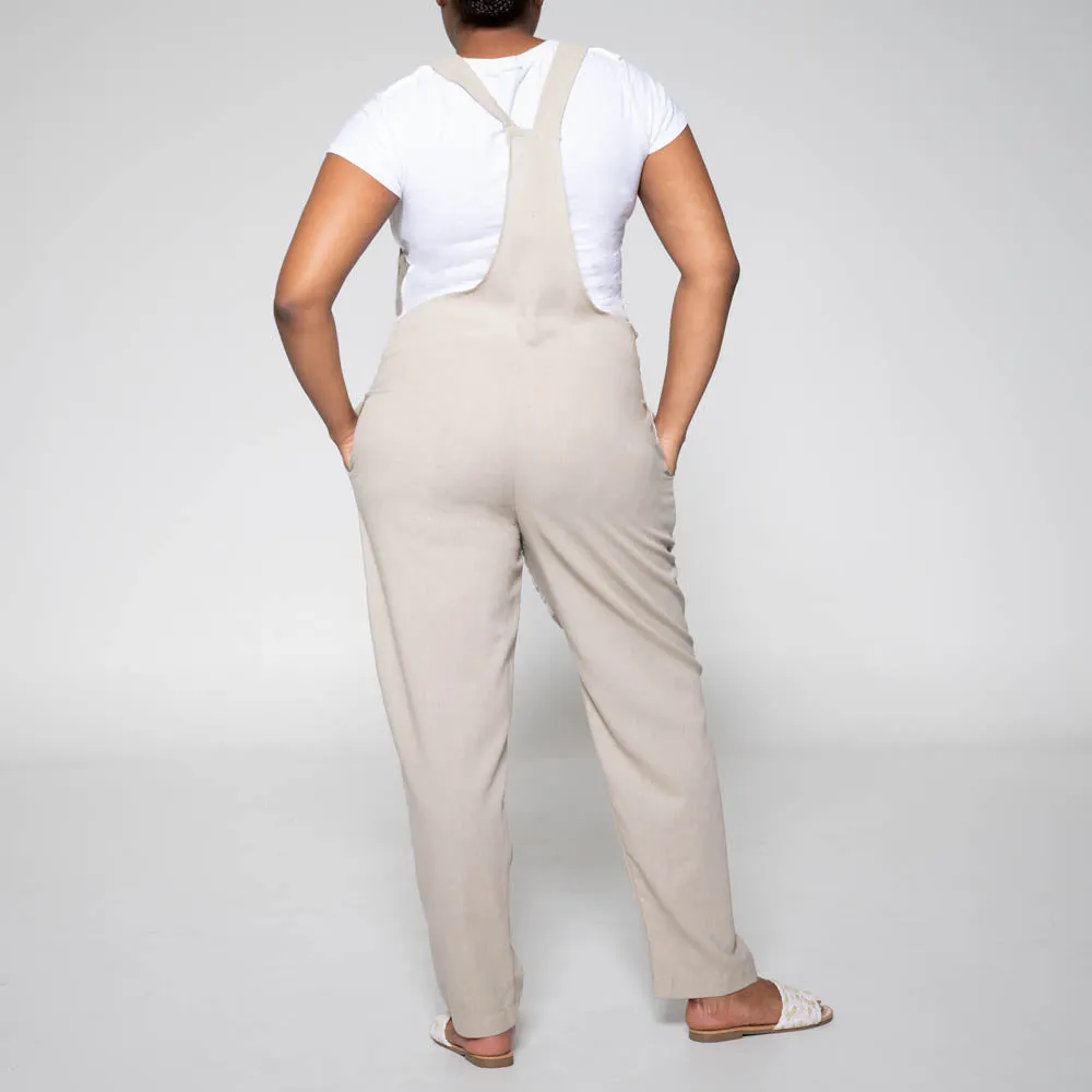 Stone Linen Jumpsuit sold by Fashion World product image thumbnail 5