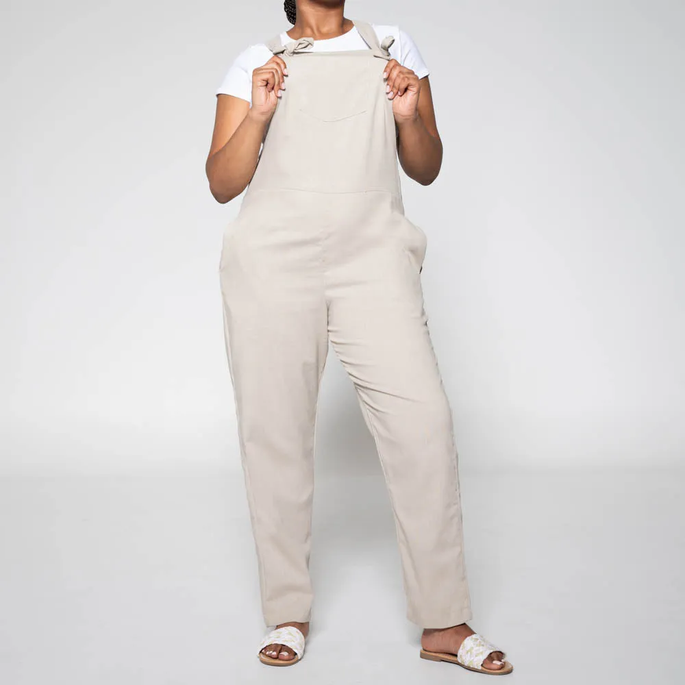 Stone Linen Jumpsuit sold by Fashion World product image thumbnail 2