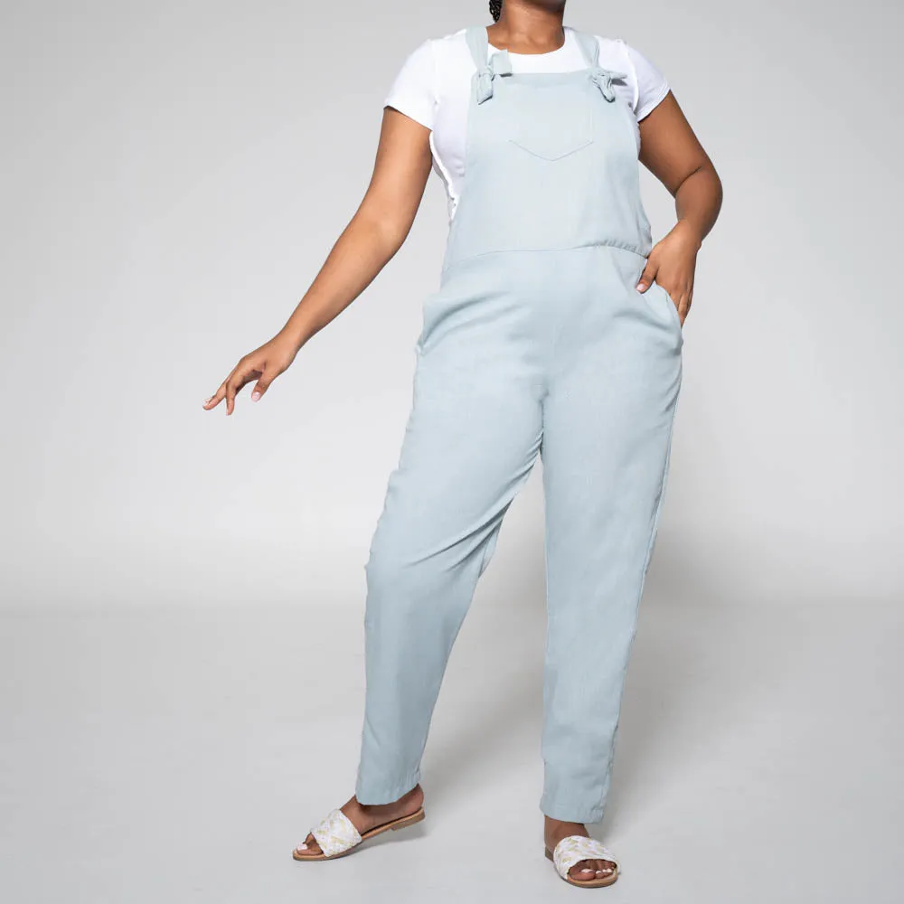Sage Linen Jumpsuit sold by Fashion World