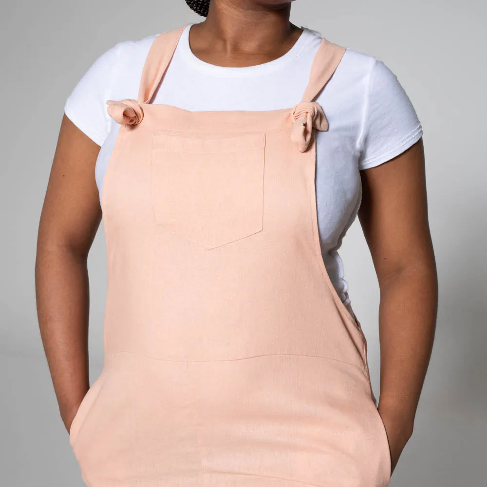 Blush Linen Jumpsuit sold by Fashion World product image thumbnail 4