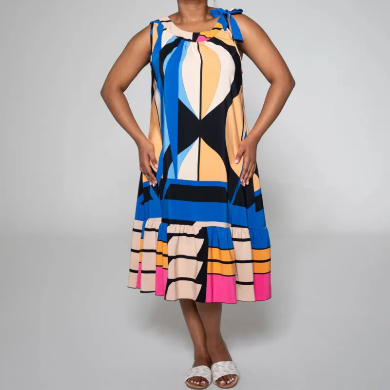 Printed Tiered Tunic sold by Fashion World