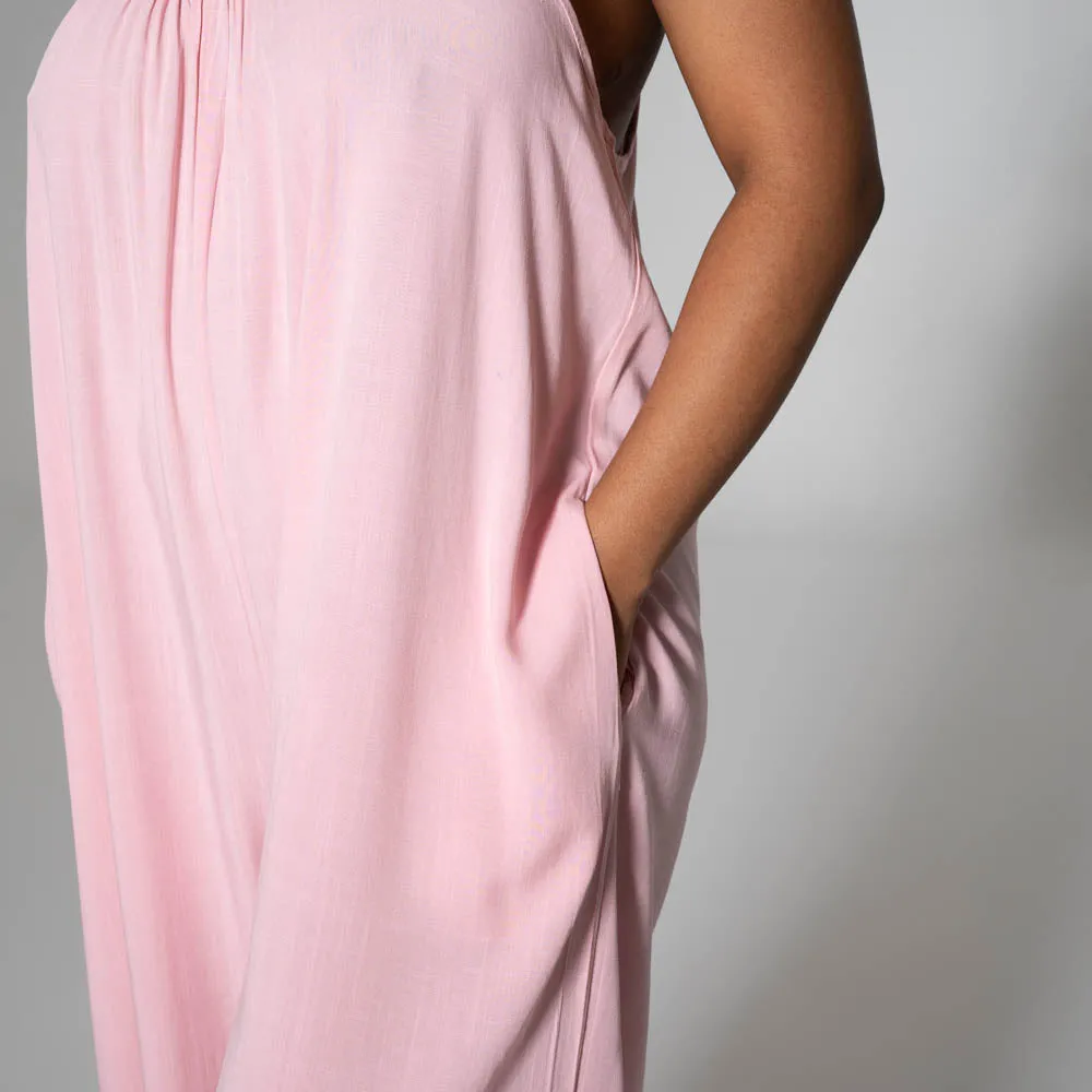 Strappy Viscose Blush Jumpsuit sold by Fashion World product image thumbnail 3