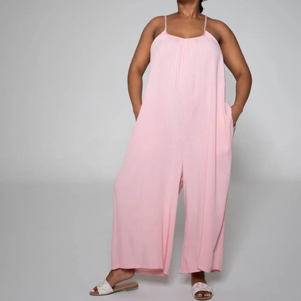 Strappy Viscose Blush Jumpsuit sold by Fashion World product image thumbnail 4