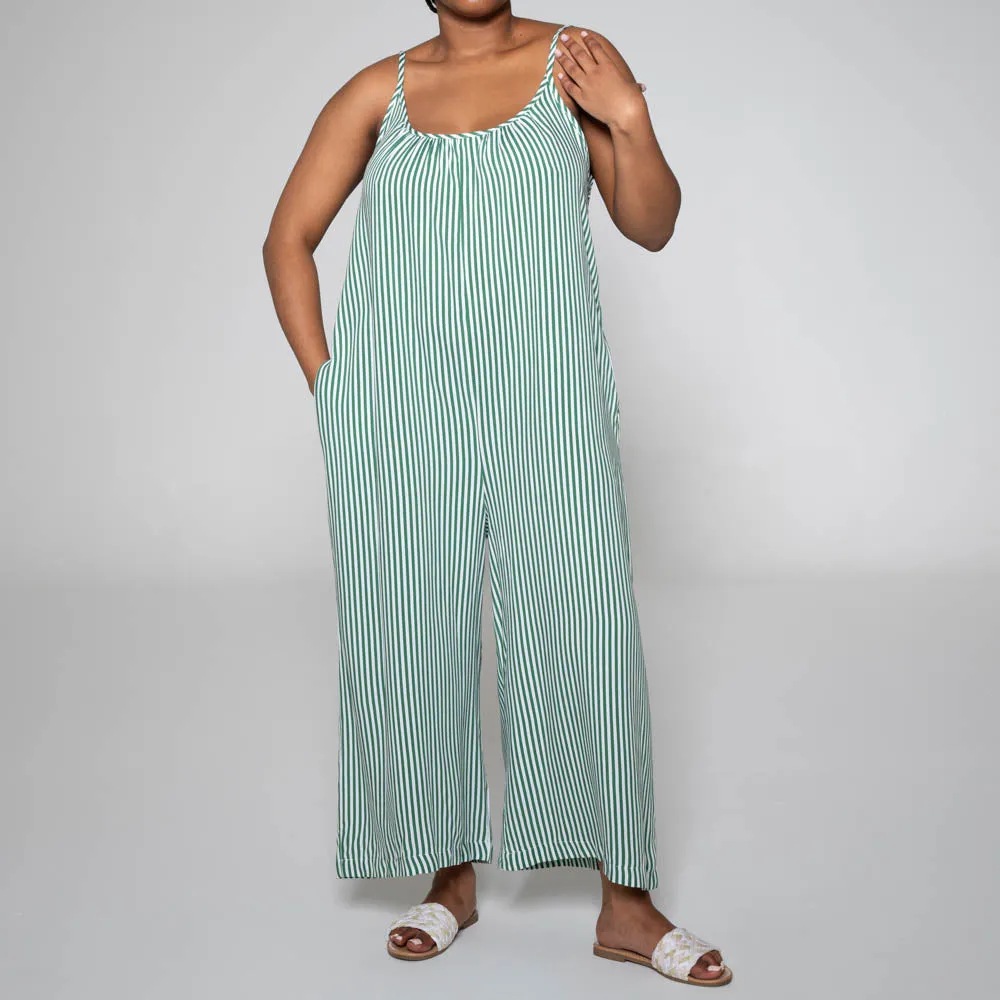 Striped Viscose Jumpsuit sold by Fashion World product image thumbnail 5