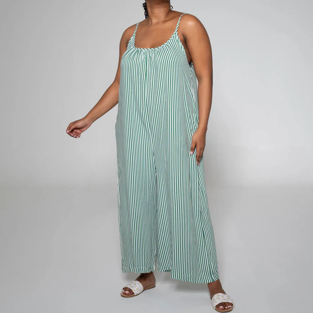 Striped Viscose Jumpsuit sold by Fashion World product image thumbnail 4
