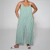 Striped Viscose Jumpsuit sold by Fashion World