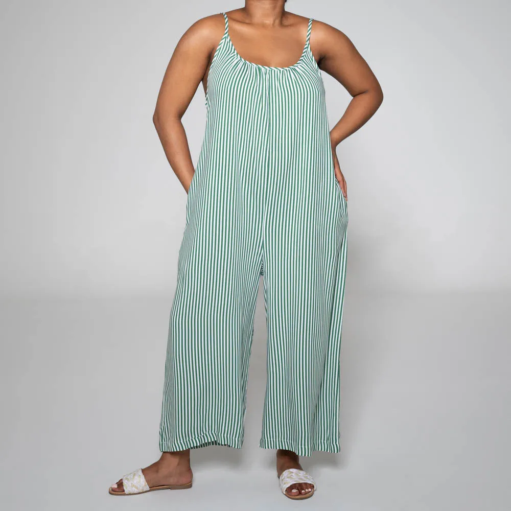 Striped Viscose Jumpsuit sold by Fashion World product image thumbnail 2