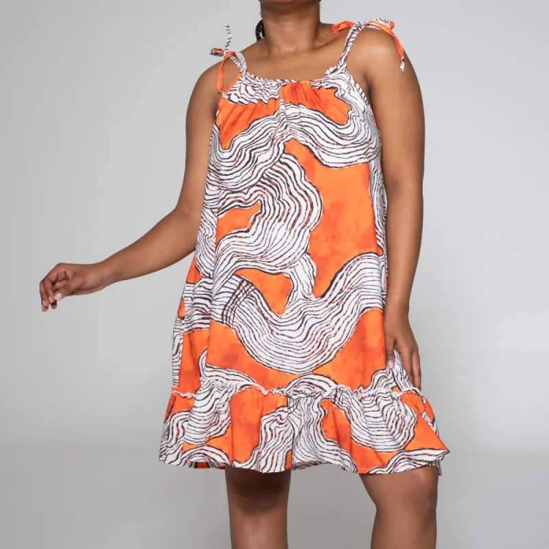 Strappy Tiered Dress sold by Fashion World