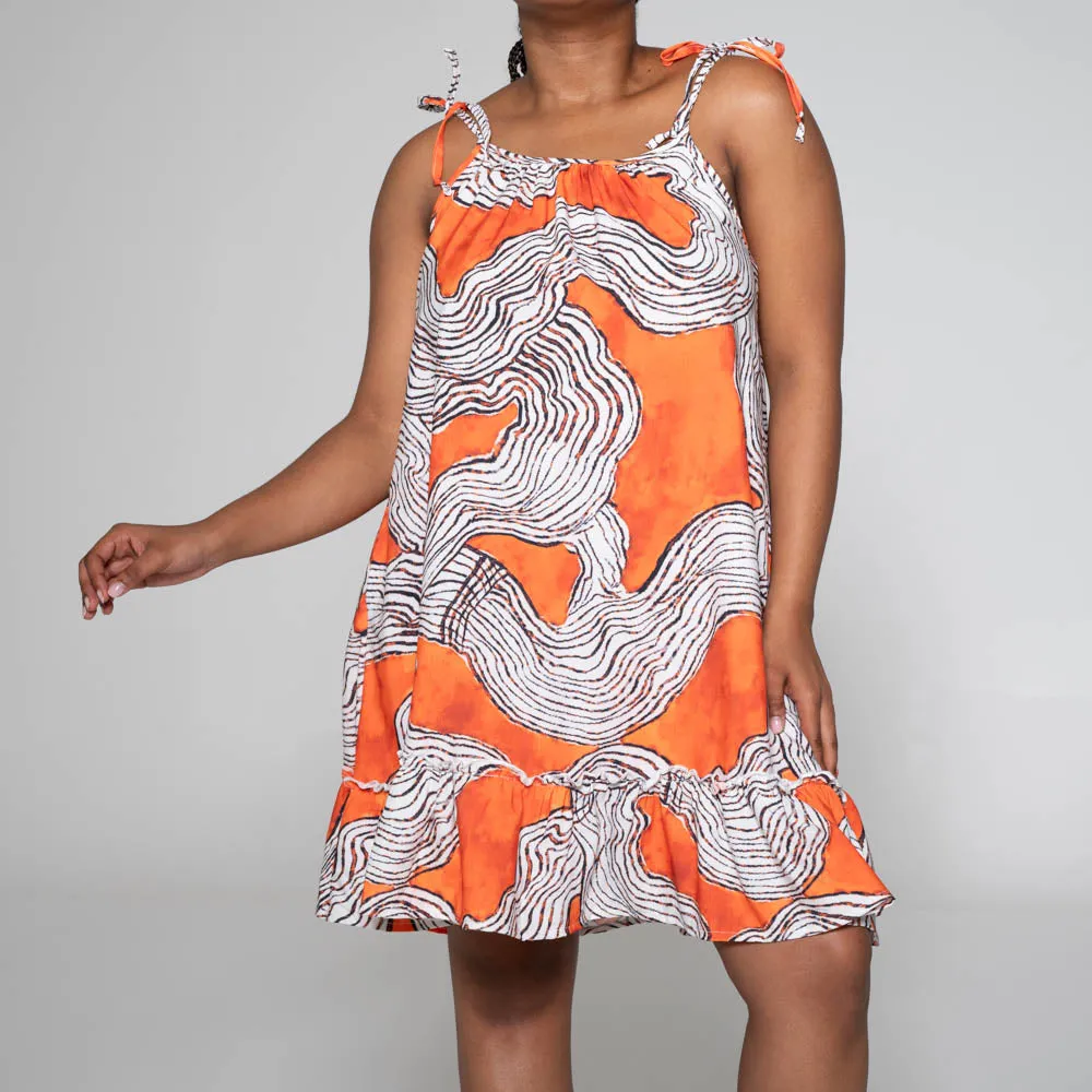 Strappy Tiered Dress sold by Fashion World