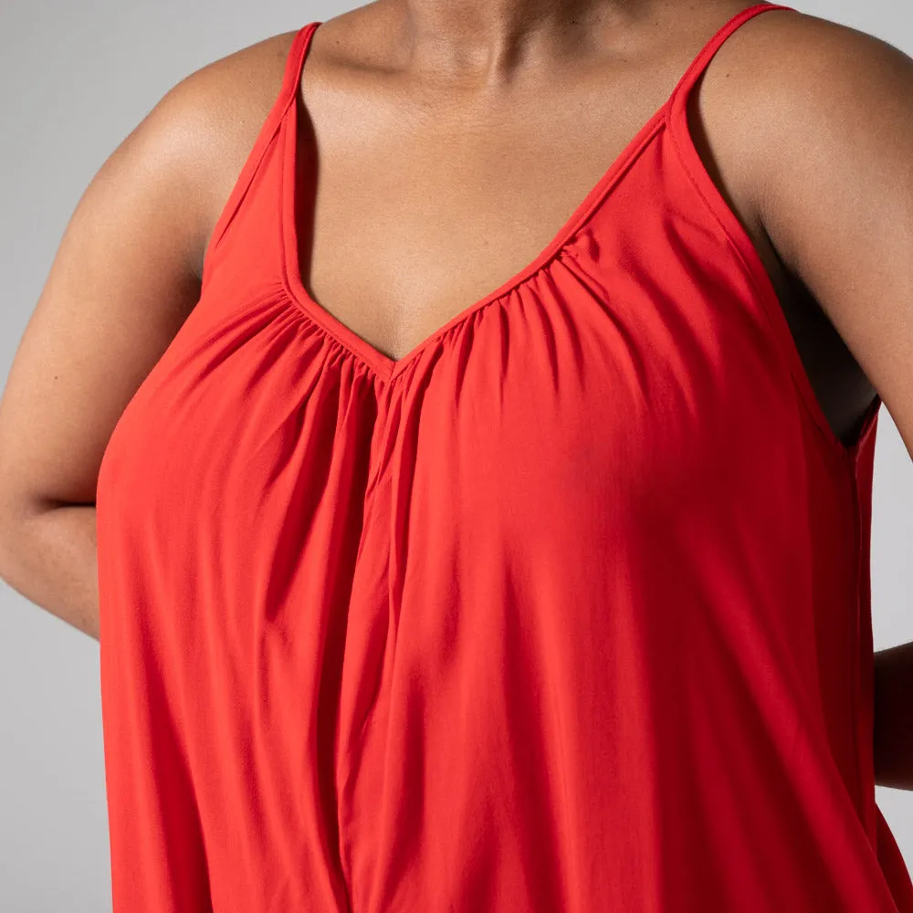 Terracotta Viscose Jumpsuit sold by Fashion World product image thumbnail 3