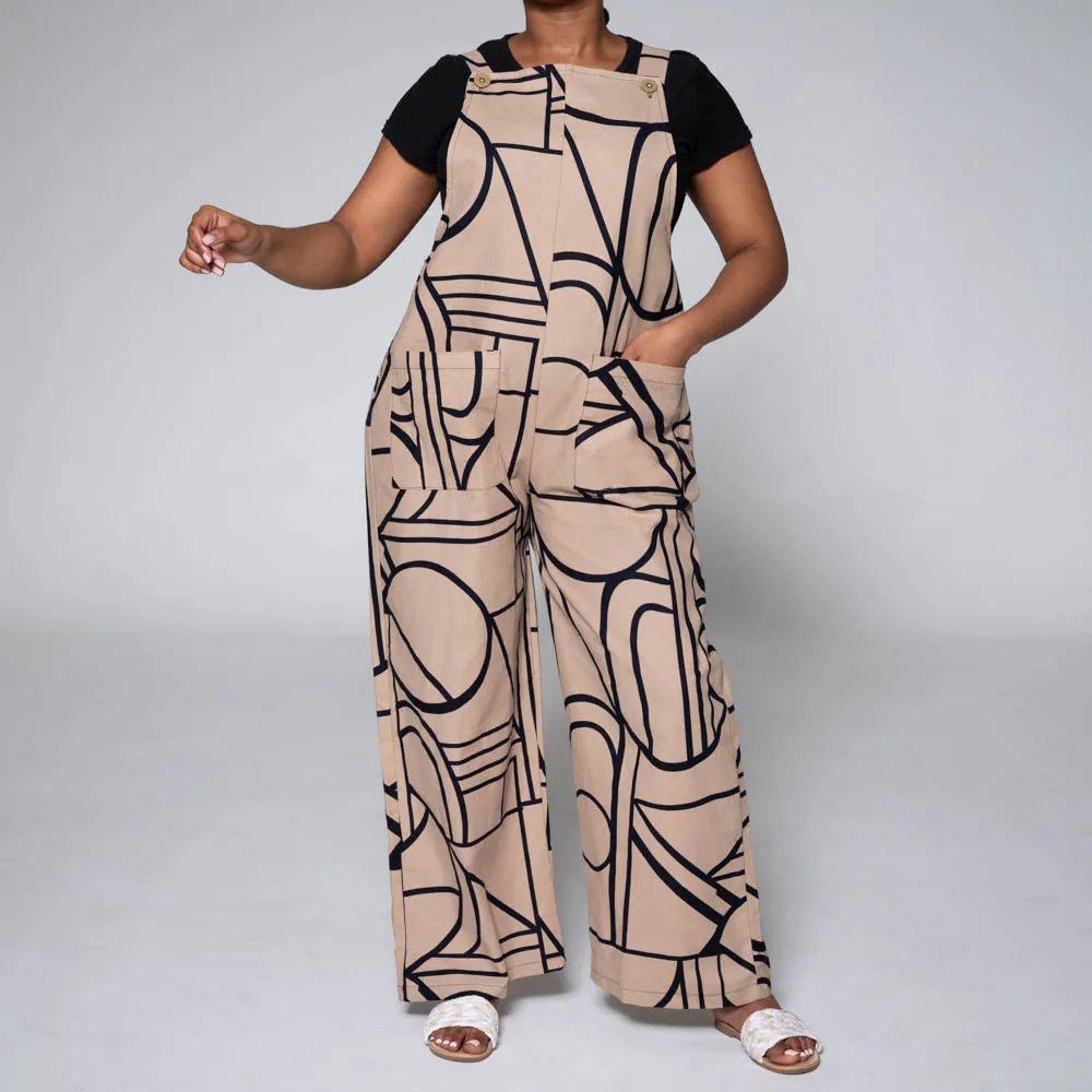 Printed Linen Jumpsuit sold by Fashion World product image thumbnail 4