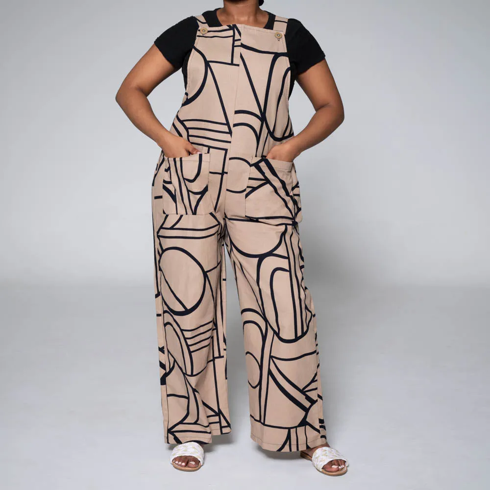 Printed Linen Jumpsuit sold by Fashion World product image thumbnail 5