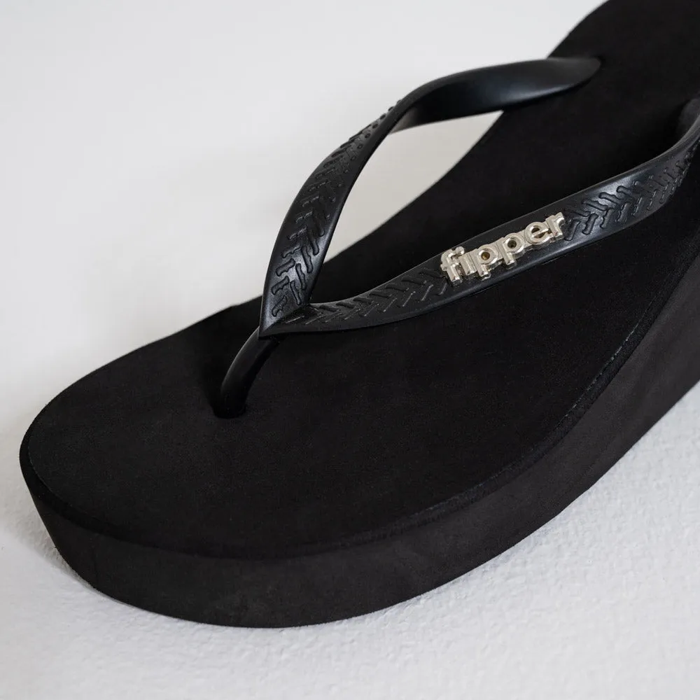 Black Wedge Sandals sold by Fashion World product image thumbnail 2