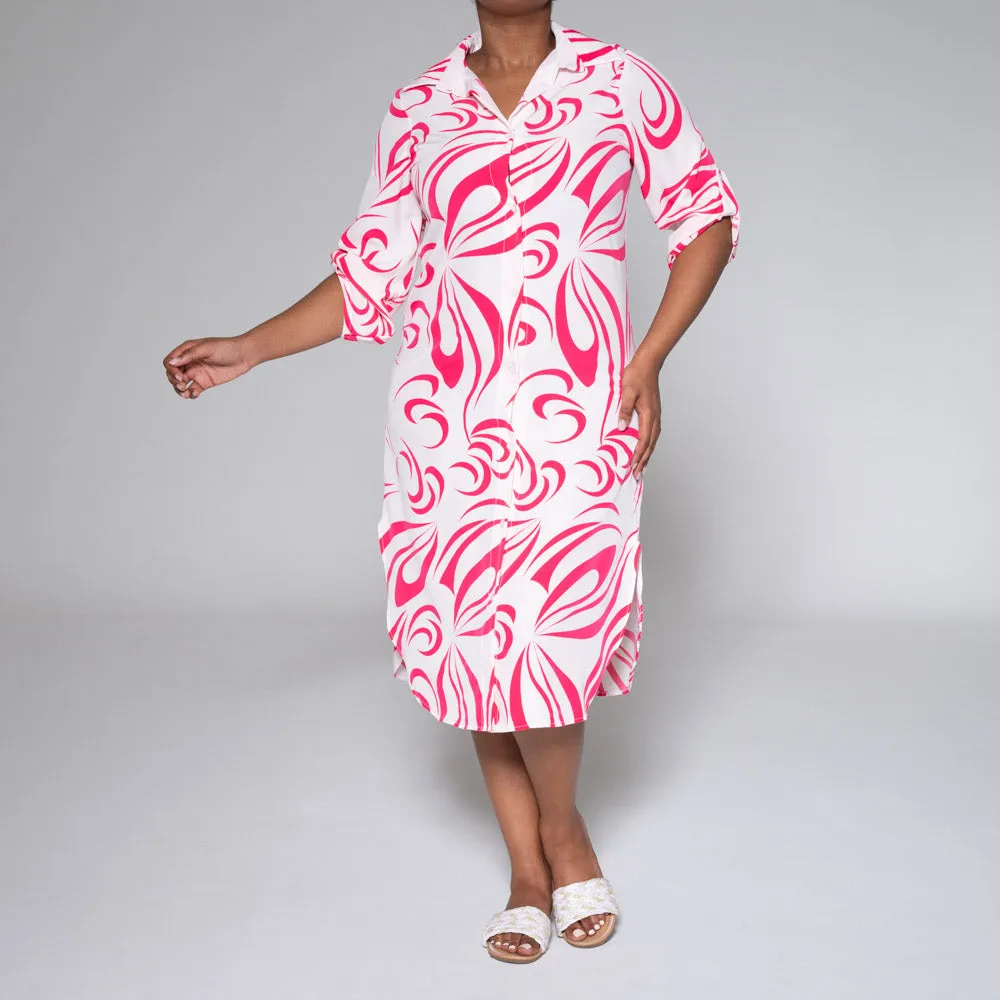 Plus Size Printed Tunic sold by Fashion World