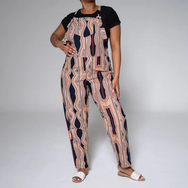 Printed Linen Jumpsuit sold by Fashion World