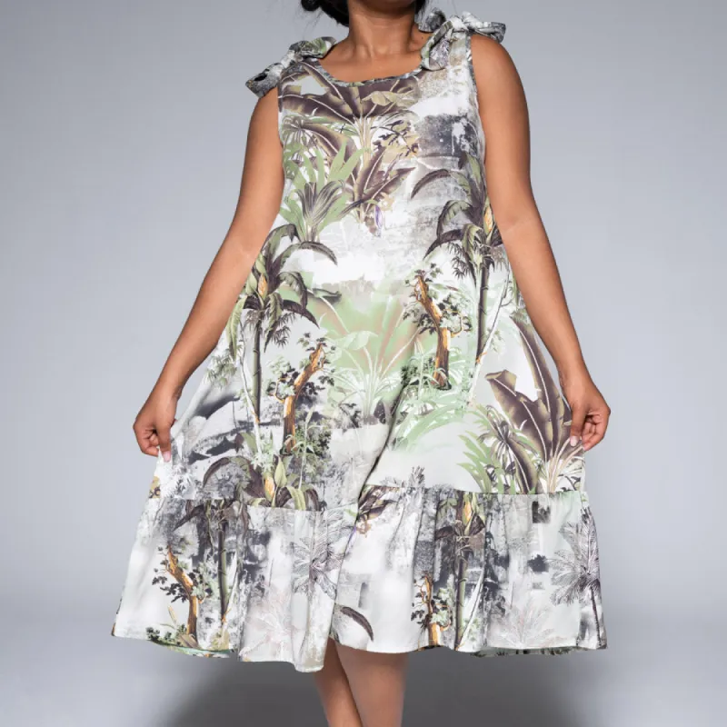 Printed Tiered Tunic sold by Fashion World