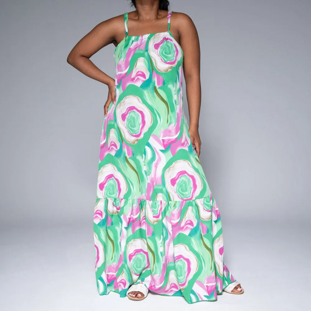 Green Halter Neck Dress sold by Fashion World product image thumbnail 2