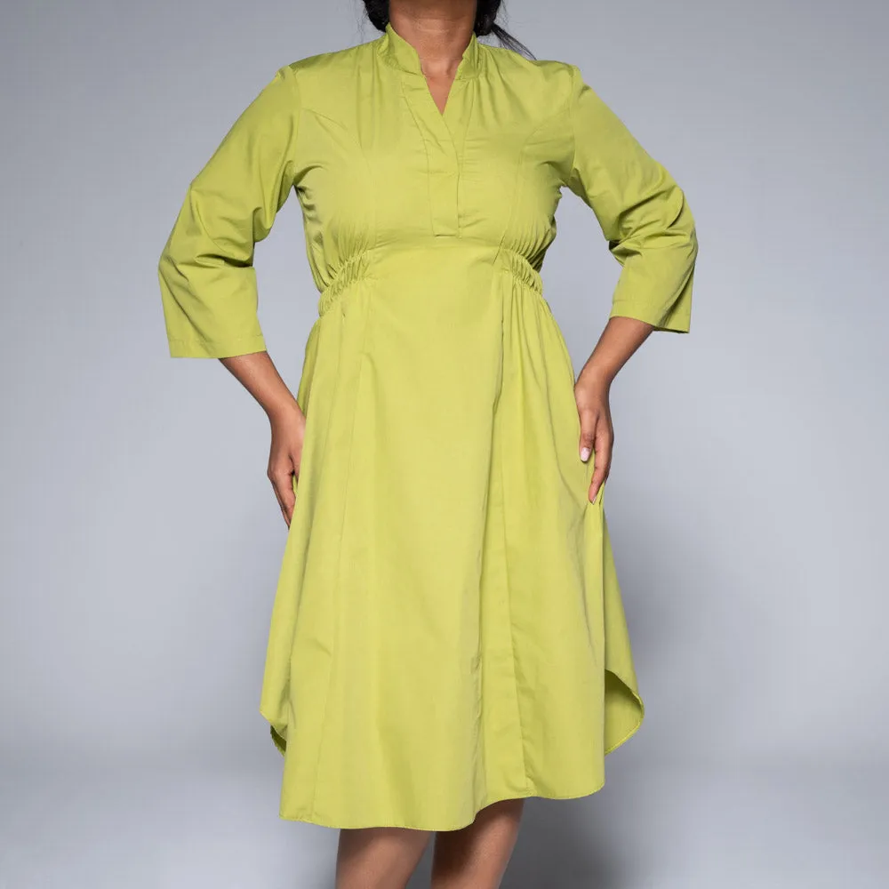 Chartreuse Poplin Tunic sold by Fashion World