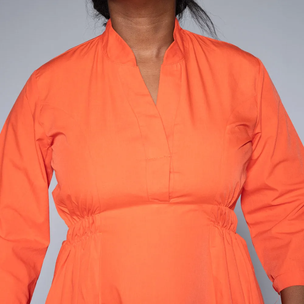 Tangerine Poplin Tunic sold by Fashion World product image thumbnail 3