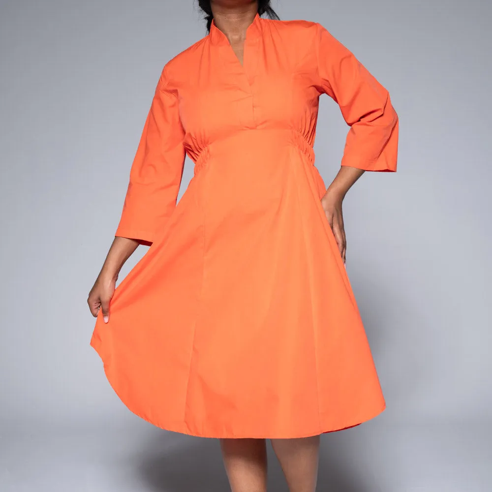 Tangerine Poplin Tunic sold by Fashion World product image thumbnail 4