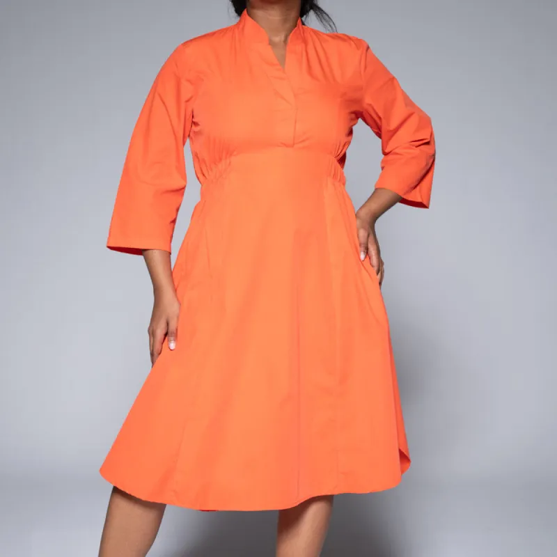 Tangerine Poplin Tunic sold by Fashion World