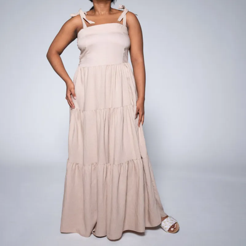 Plus Size Stone Tiered Dress sold by Fashion World