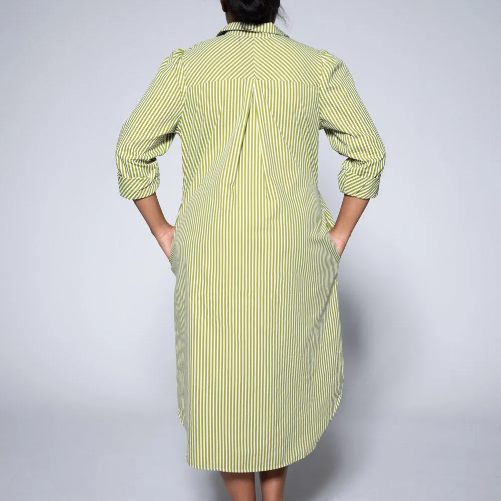 Plus Size Green Striped Tunic sold by Fashion World product image thumbnail 5