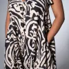 Blk/Stone Printed Jumpsuit sold by Fashion World