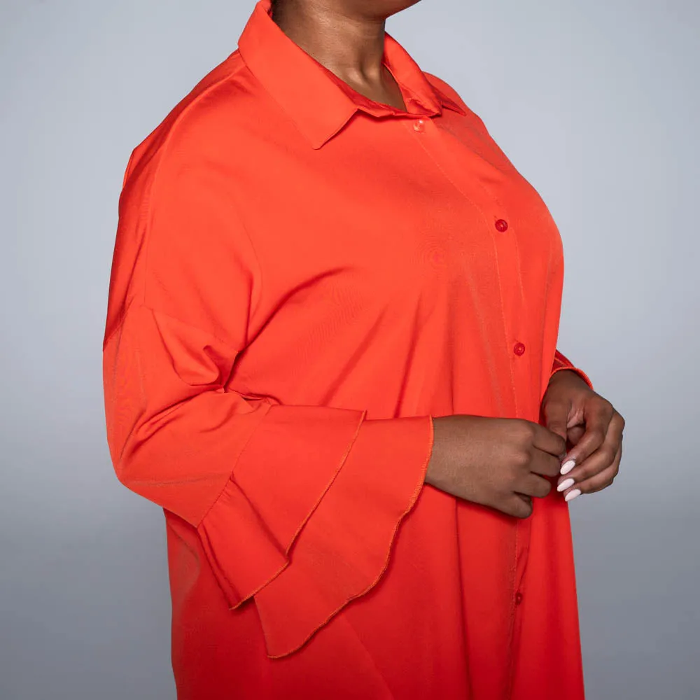 Terracotta Long Sleeve Tunic sold by Fashion World product image thumbnail 2